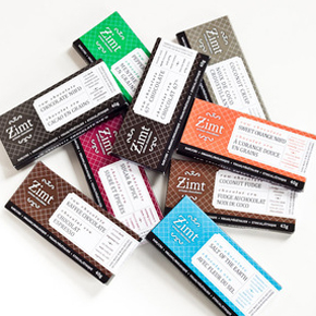 Zimt Artisan Chocolate – Chocolate Bar Labels