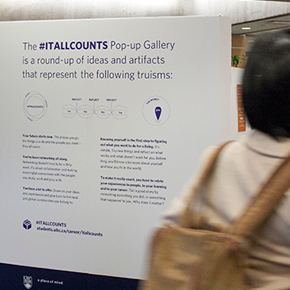 POP UP Gallery for UBC #ITALLCOUNTS
